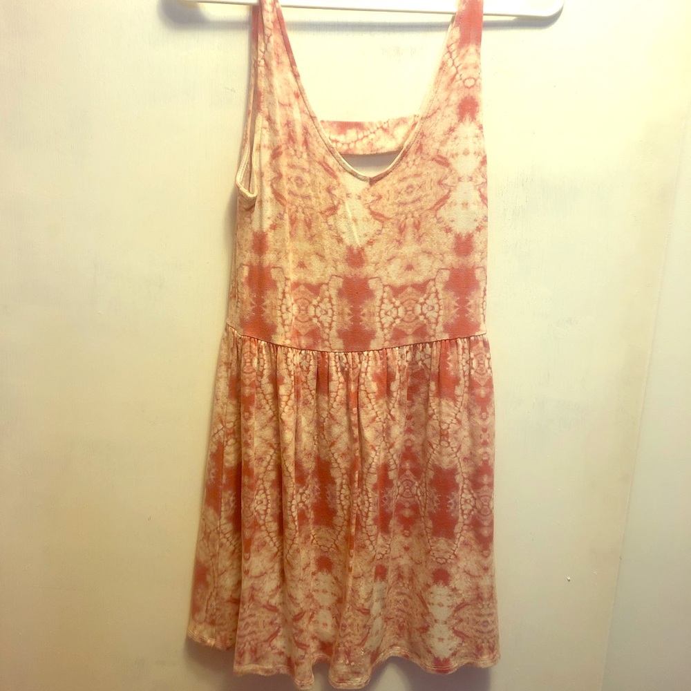 Pink mini dress